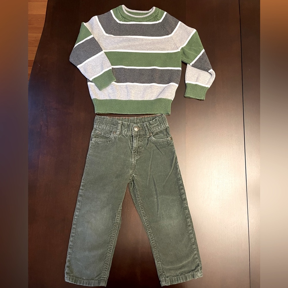 Greendog and Carter’s Boys Outfit Size 3T